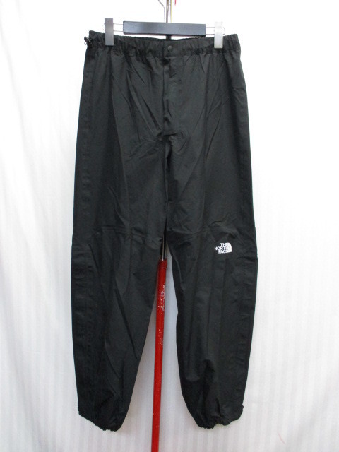 ノースフェイス　メンズナイロンパンツ　メンズM　黒　レインテックスエアロ　レインパンツ　レインウエア　アウトドアパンツ　ズボン02234