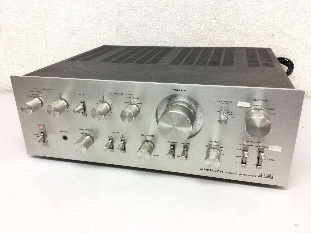 PIONEER パイオニア プリメインアンプ　SA-8800 ジャンク PIONEER パイオニア SA-8800Ⅱ プリメインアンプ ジャンク パイオニア
