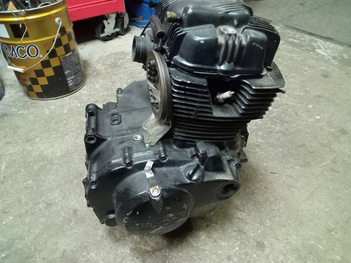 CB400N エンジン 実働未確認 ジャンク ホーク バブ CB400N 純正 ホンダ