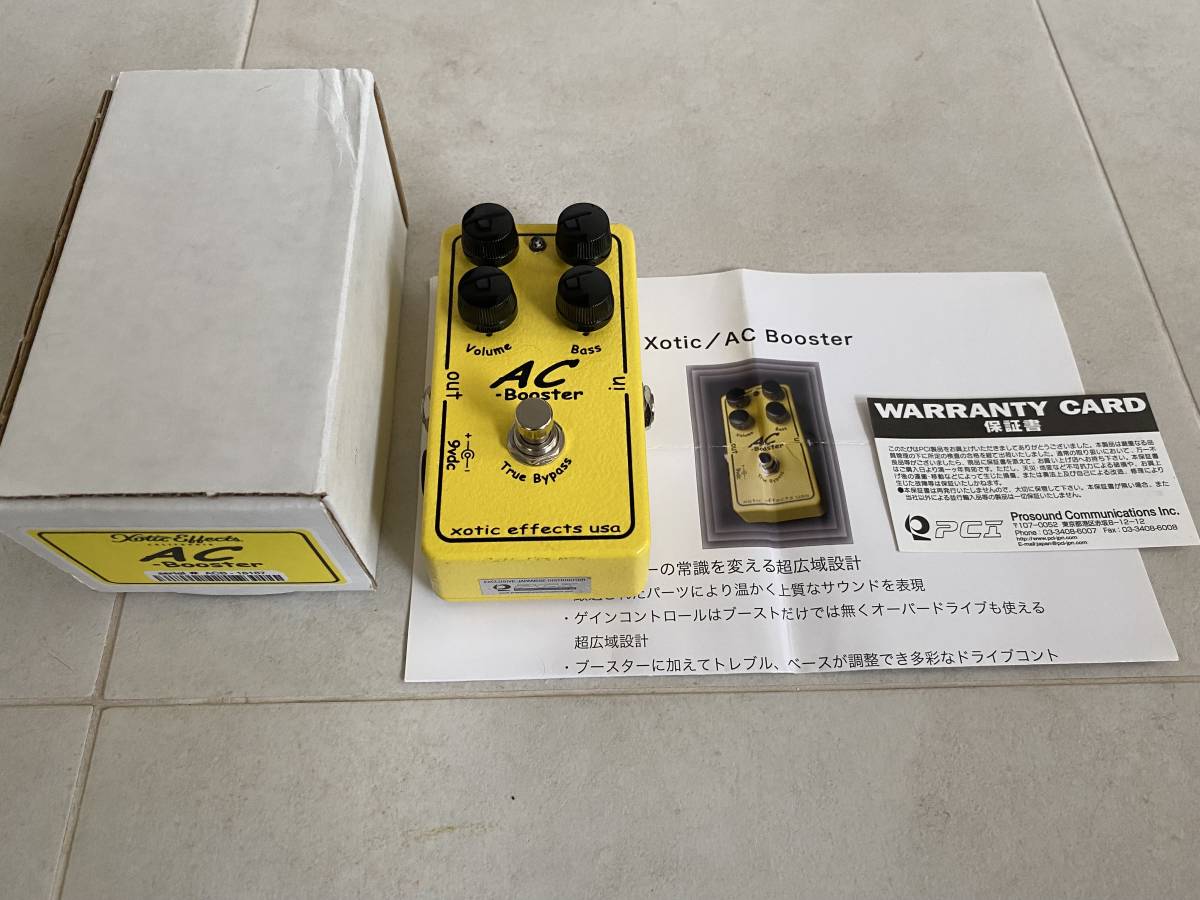 Xotic AC Booster Xotic Booster AC BB PREAMP? magazine