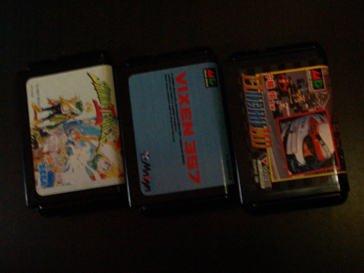 メガドライブ カートリッジ3本 MEGA DRIVE SEGA シャイニングフォース  