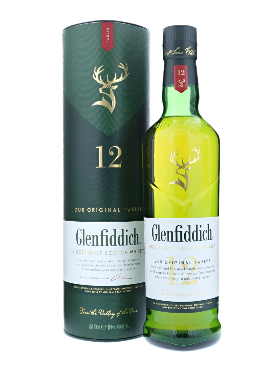 グレンフィディック 12年 シングルモルト 箱付 700ml 40％ YS