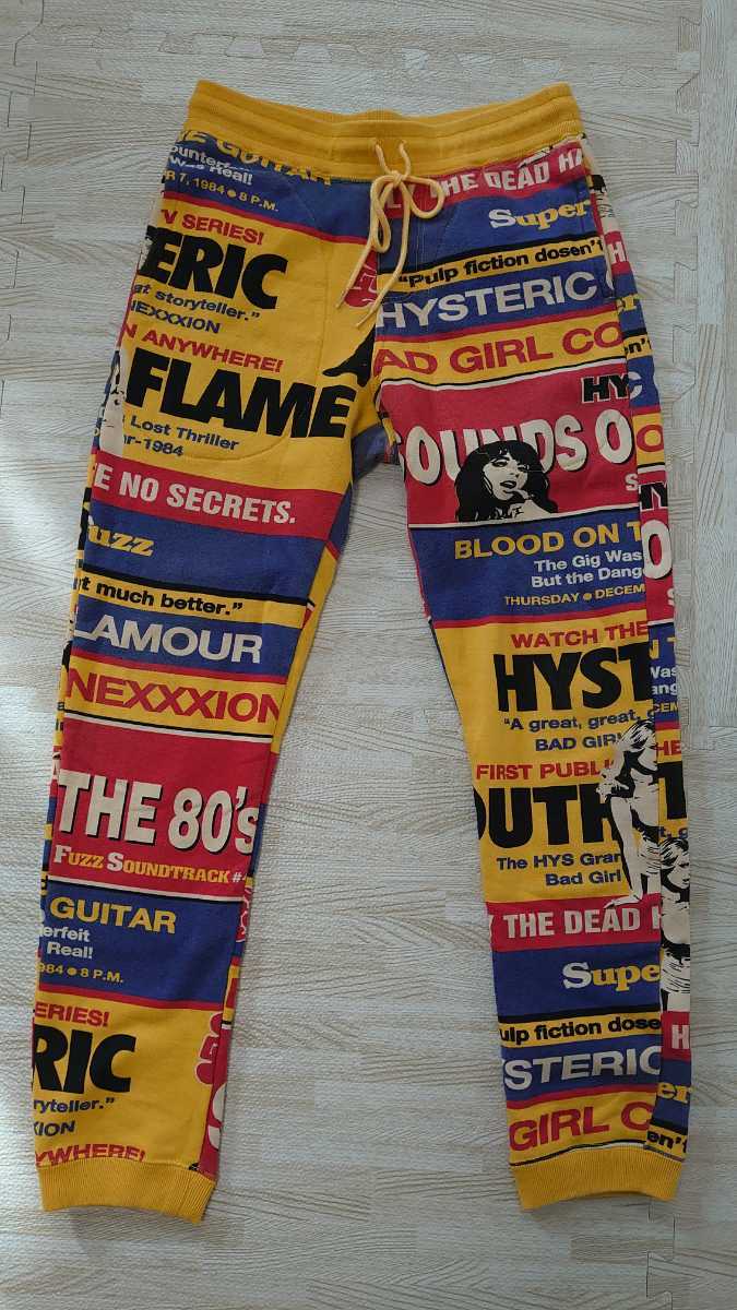 ヒステリックグラマー HYSTERIC GLAMOUR スウェットパンツ 総柄 送料無料