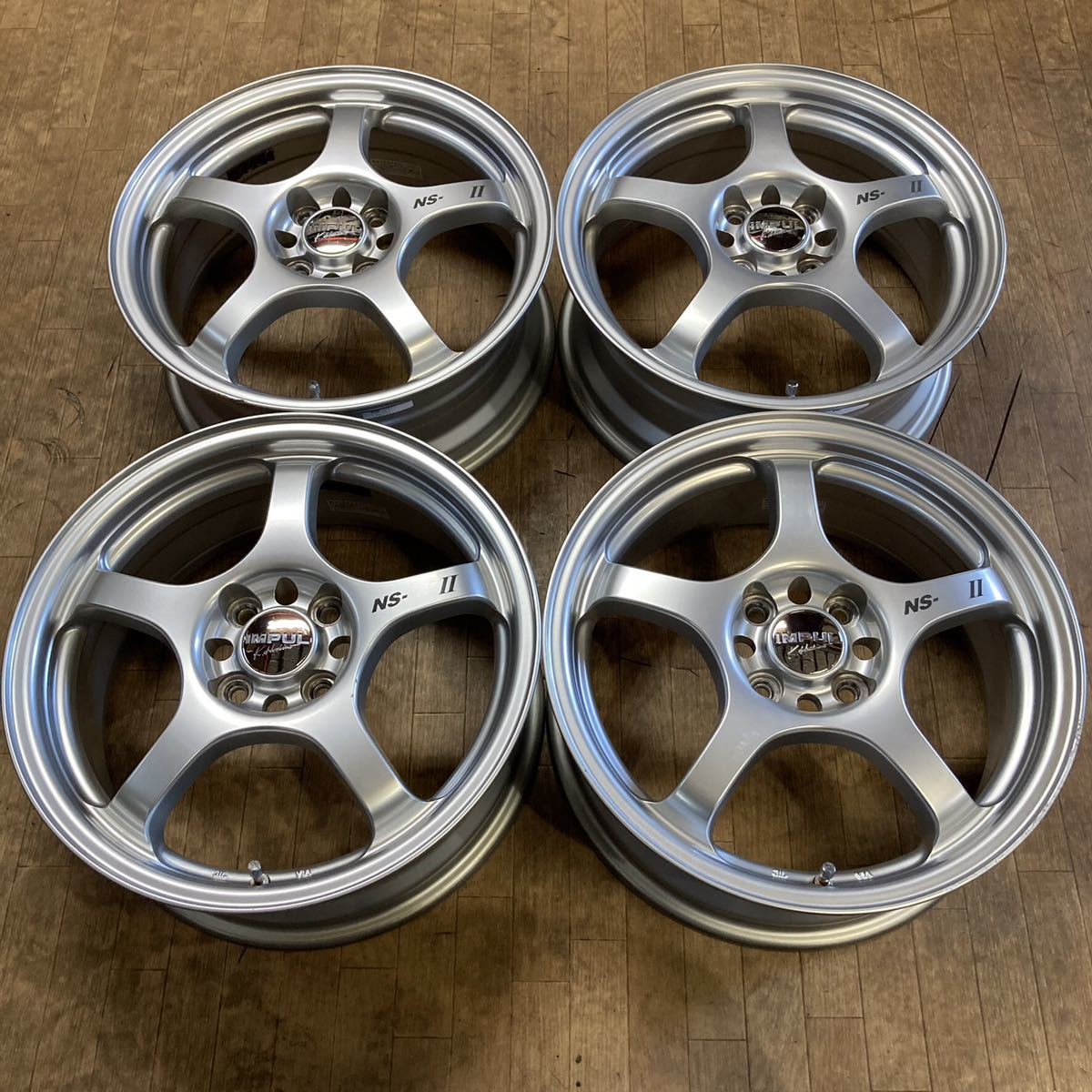 C942 IMPUL NS-GTⅡ 6.5J 16インチ 4H 100 +48 4本 GT2 ホシノインパル  