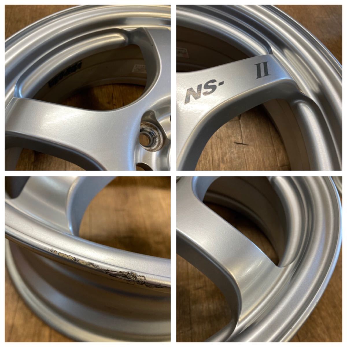 C942 IMPUL NS-GTⅡ 6.5J 16インチ 4H 100 +48 4本 GT2 ホシノインパル 