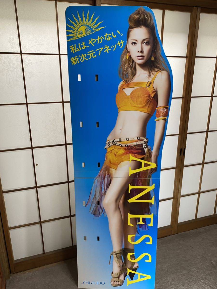 ♪♪非売品 立て看板【土屋アンナ】資生堂 アネッサ 等身大パネル 販促