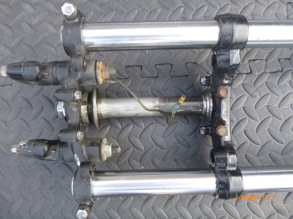 Z250FT 純正 フロントフォーク 貴重 当時物 純正部品 カワサキ 旧車 FX