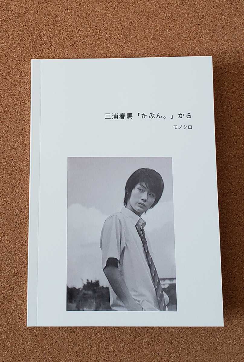 三浦春馬『たぶん』からのフォトブック モノクロ版(アイドル、芸能人
