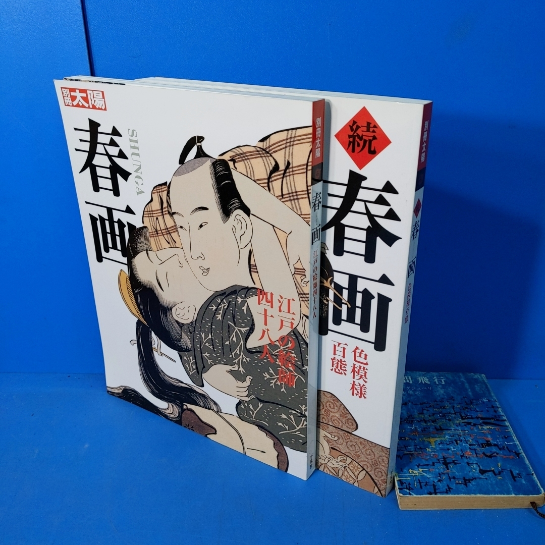 別冊太陽2冊 春画 江戸の絵師四十八人 /続 春画 色模様百態 平凡社 