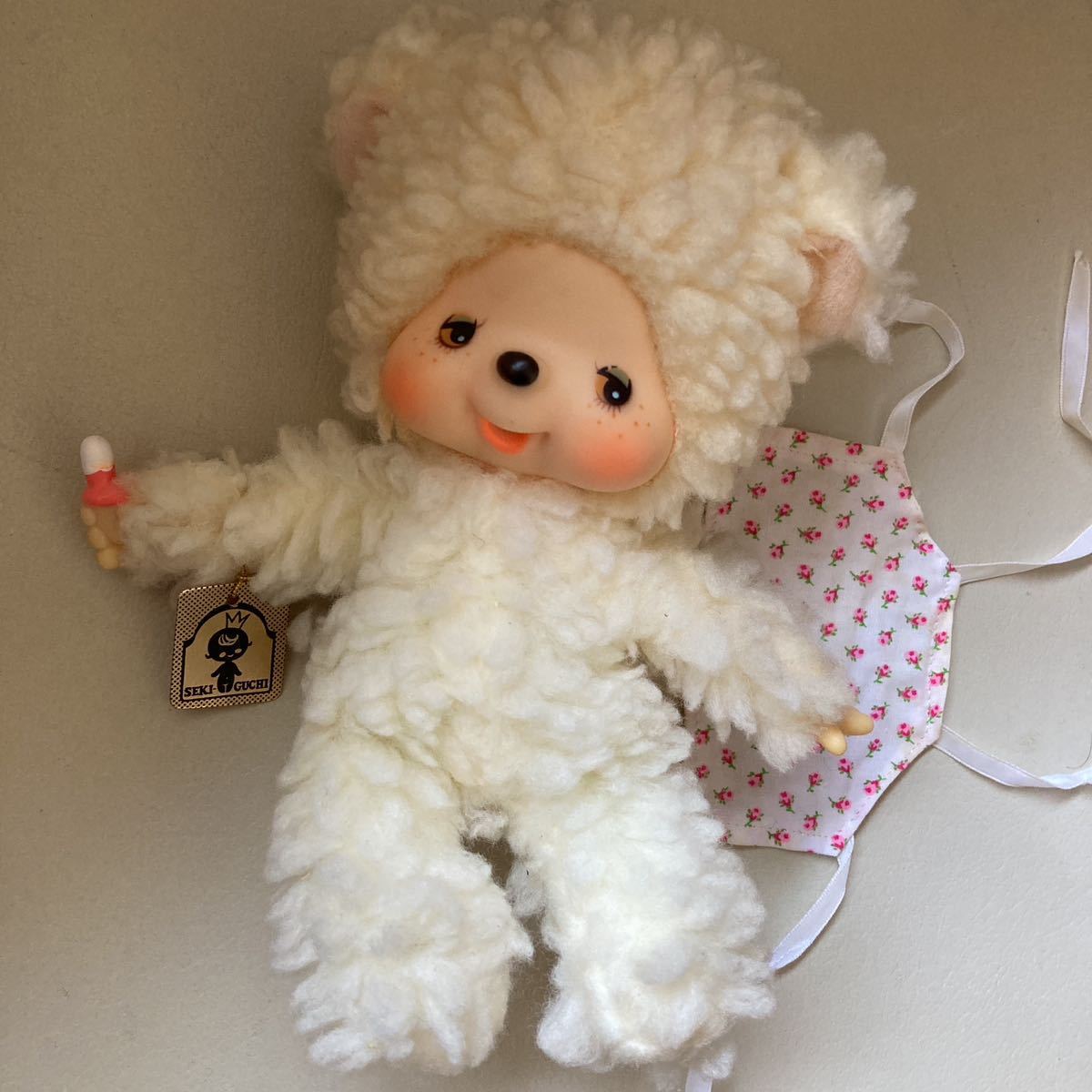 美品 セキグチ ひつじのチャム◇羊 モンチッチ おともだち お友達 昭和  