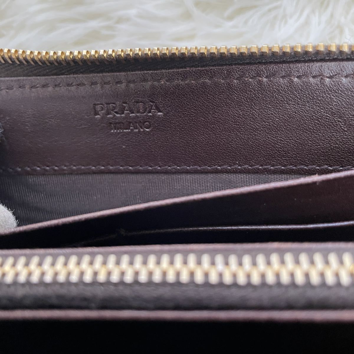 入手困難デザイン美品】PRADA プラダ ハラコ レオパード柄 ヒョウ柄 豹 