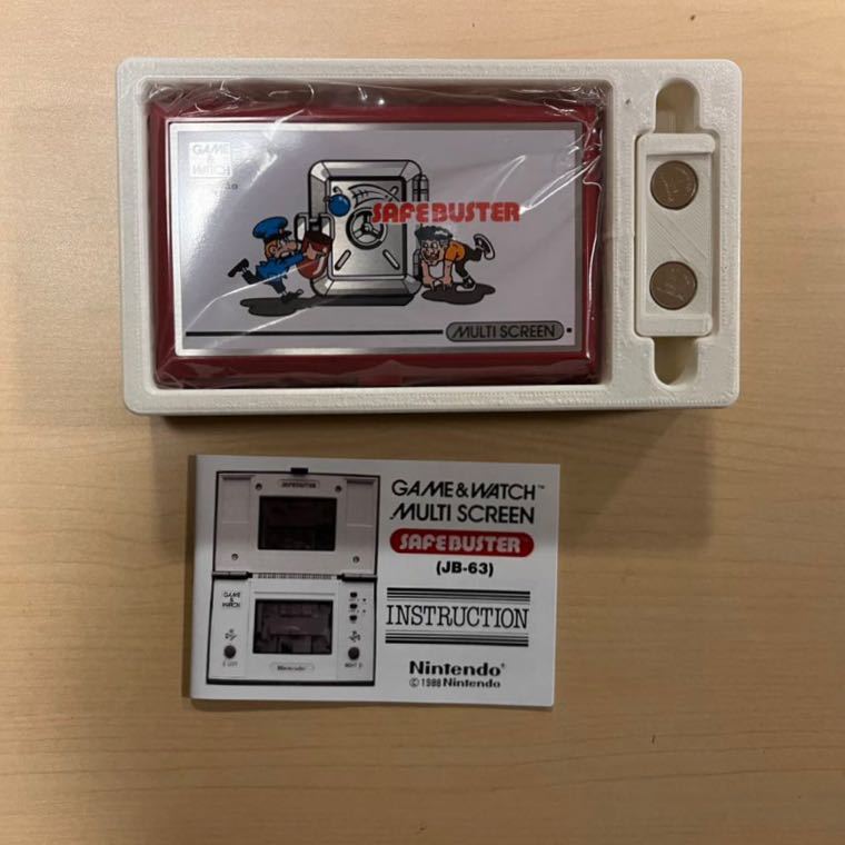 ☆美品☆ ゲームウォッチ SAFEBUSTER JB-63 NINTENDO GAME WATCH 