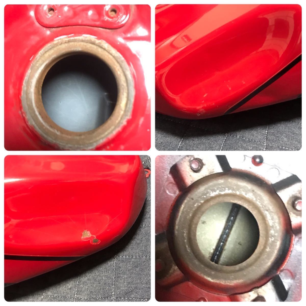 ホンダ 純正 CBR400F 2型 黒赤 NC17 燃料タンク ガソリンタンク
