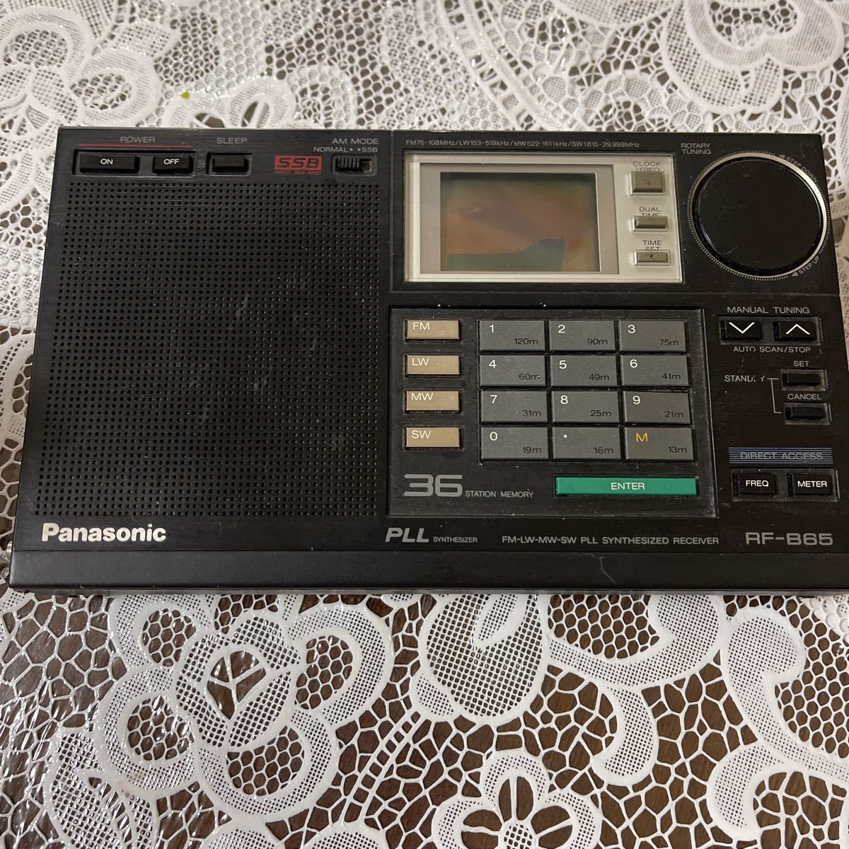 Panasonic RF-B65 PLL/FM-LW-MW-SW シンセサイザー レシーバー ラジオ