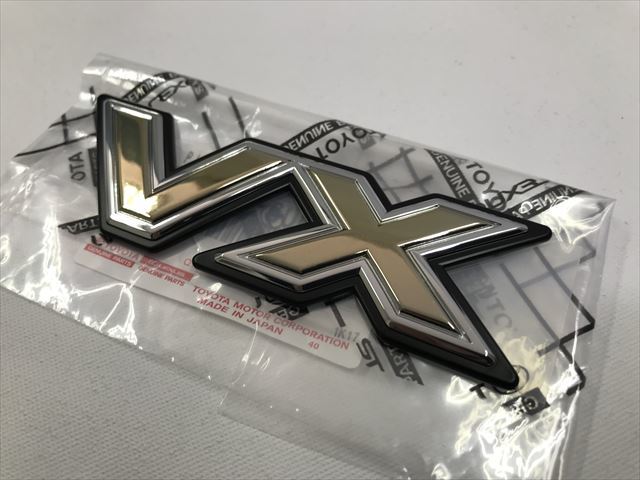 トヨタ純正 ランドクルーザー 80系 / バックドアオーナメントエンブレム ランドクルーザー80 トヨタ純正 ランクル80 VX LIMITED リミテッド