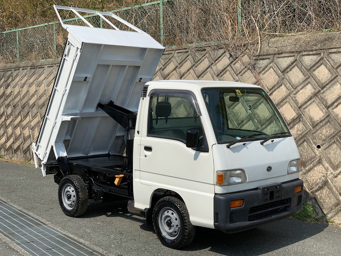 ◇軽トラックダンプ スバル サンバー☆ダンプ 荷台 軽トラック☆平成8