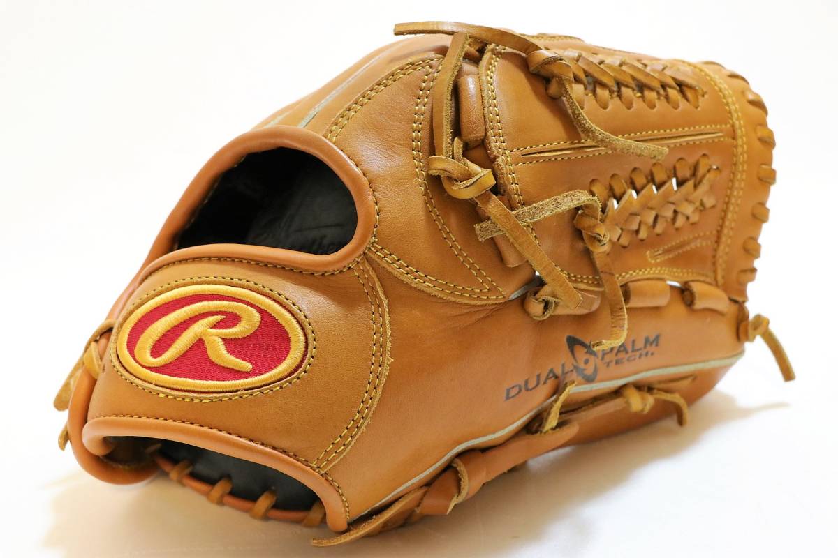 美品 Rawlings ローリングス DUAL PALM 軟式 オールラウンド用 グラブ