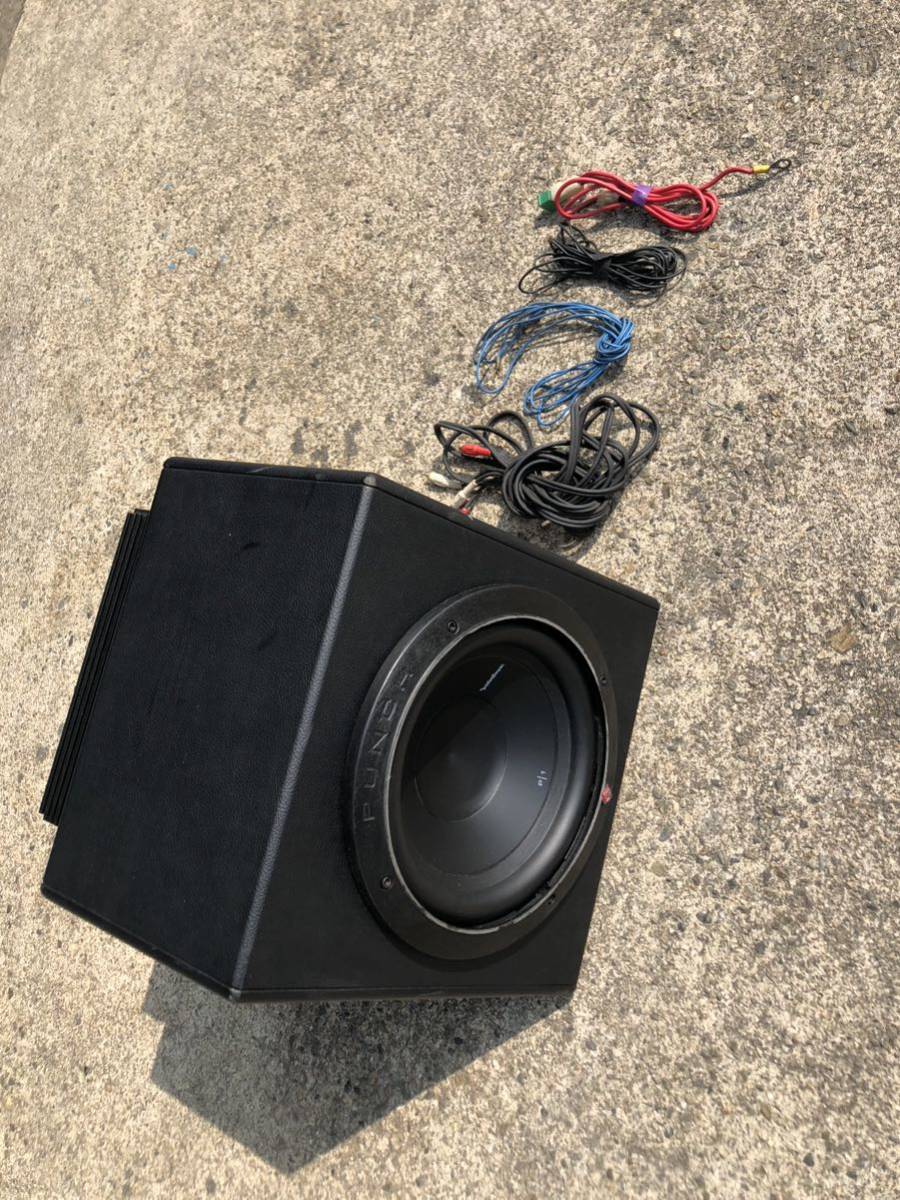 比較的綺麗！BOX付き！ロックフォード ウーハー ウーファー パワー