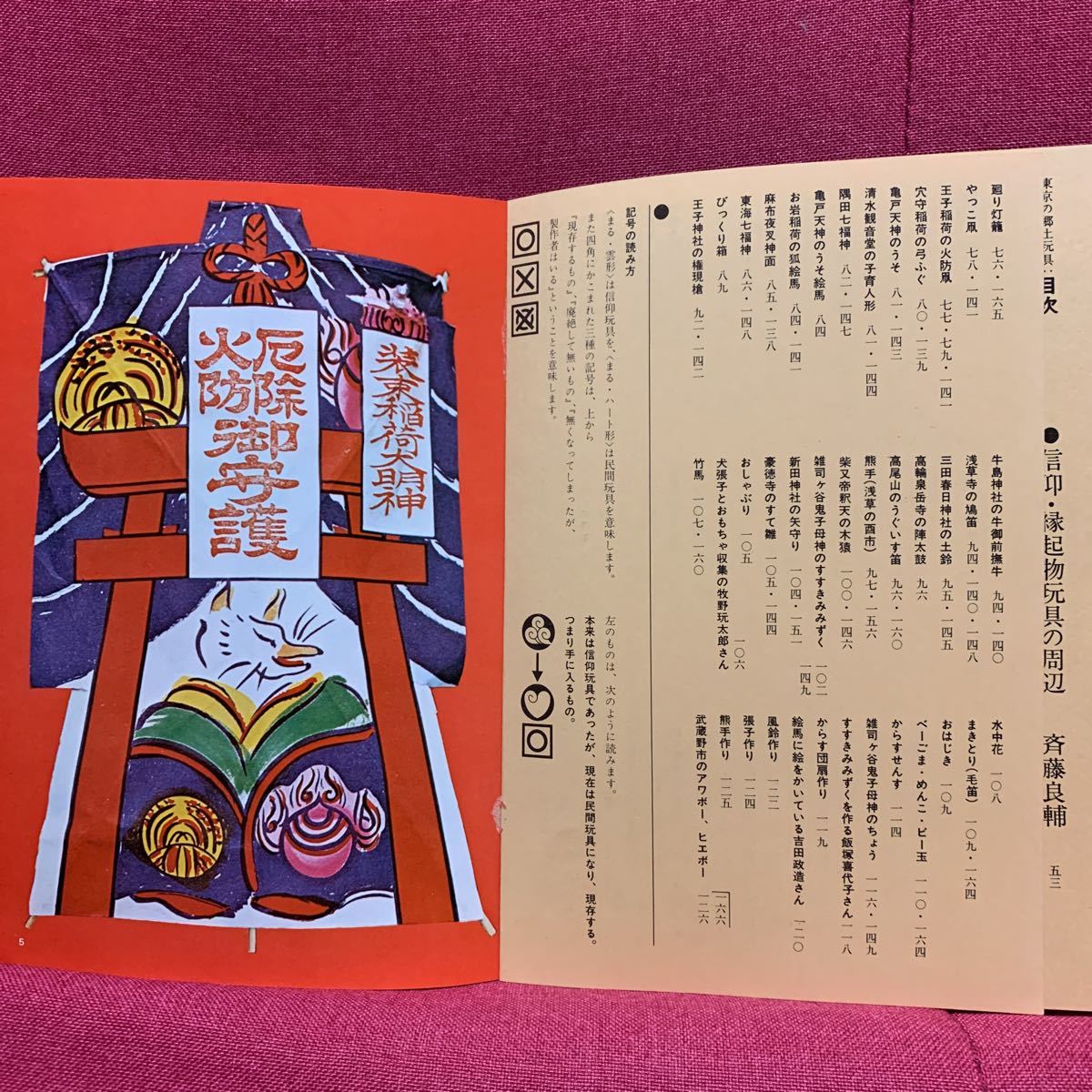 東京の郷土玩具 横山宗一郎牧野玩太郎芳賀書店凧西新井大師今戸人形