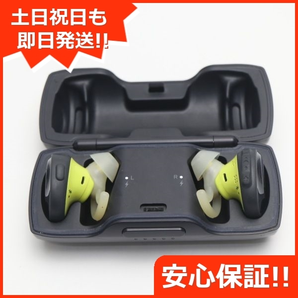 超美品 SoundSport Free wireless headphones ミッドナイトブルー×イエローシトロン ワイヤレスイヤホン BOSE あすつく 土日祝発送OK