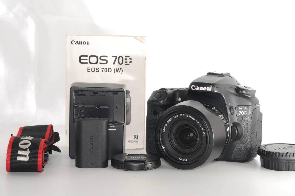 キャノン Canon EOS 70D EF-S18-55mm STMレンズセット