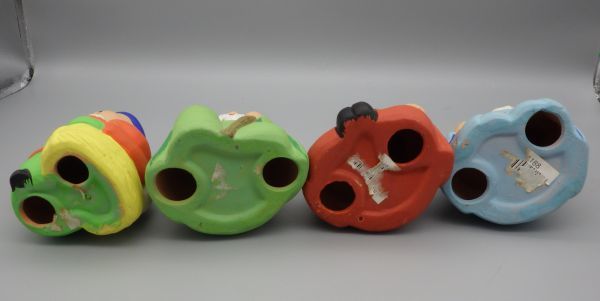 ○七福神 置物 7点 セット 陶器 飾り 縁起物 骨董 アンティーク 小物
