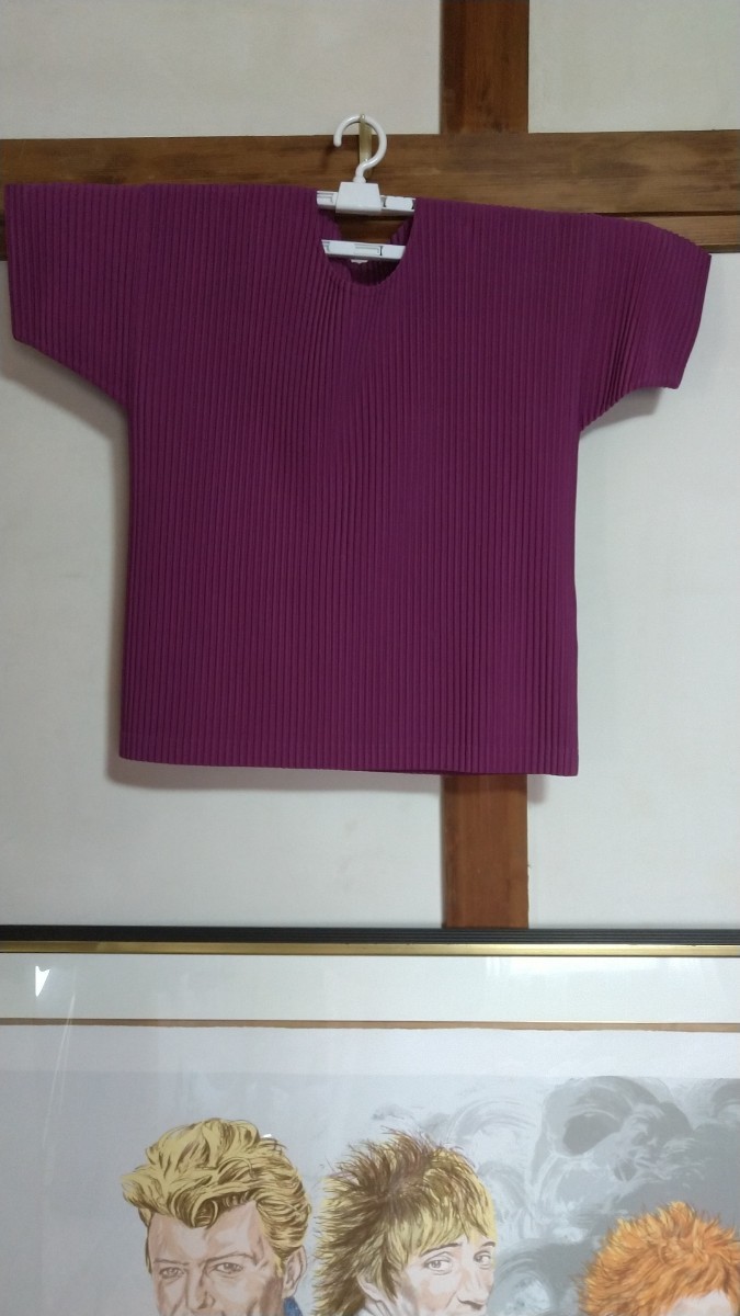 ISSEY MIYAKE イッセイミヤケ 立体デザイン 半袖カットソー グレー イッセイミヤケ ISSEY MIYAKE オムプリッセイッセイミヤケ トップス