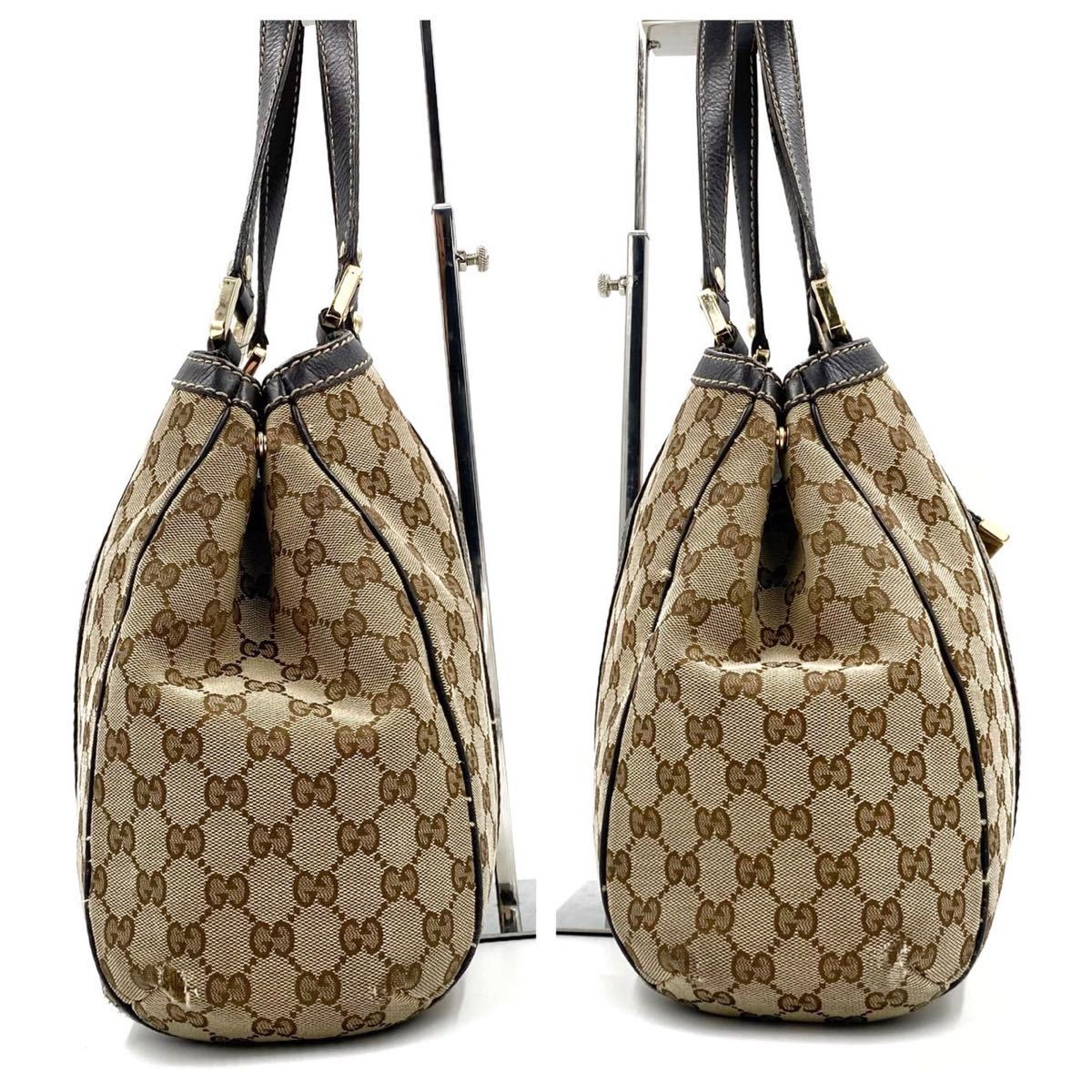 トートバッグ GUCCI グッチ 大容量 GG柄 ビジネスバッグ - エナメル GG 