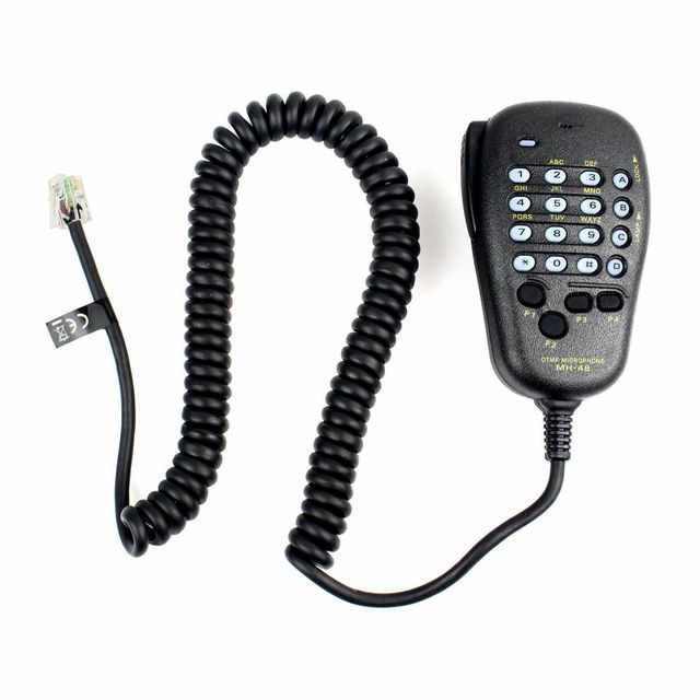 スピーカー マイク Ayuesu用 MH-48A6Jピンdtmf FT-8800R FT-8900：MDg009