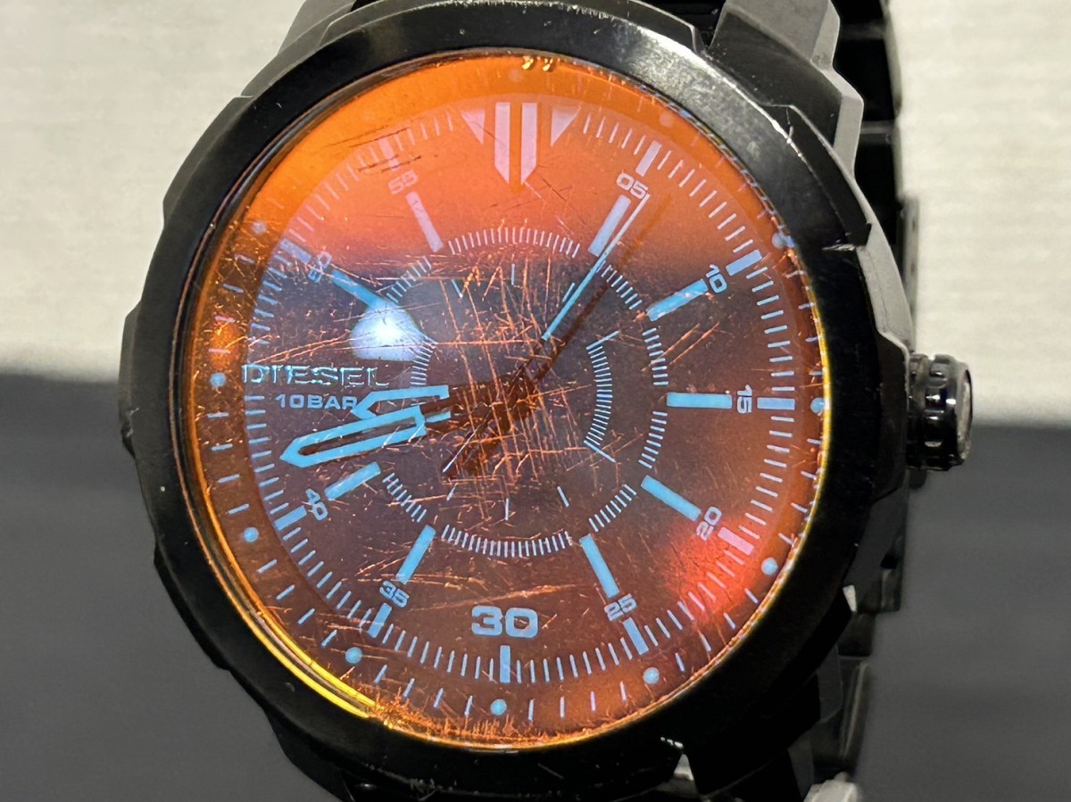 DIESEL 腕時計 DZ1737 メンズ マシナス クォーツ ブラック DIESEL 