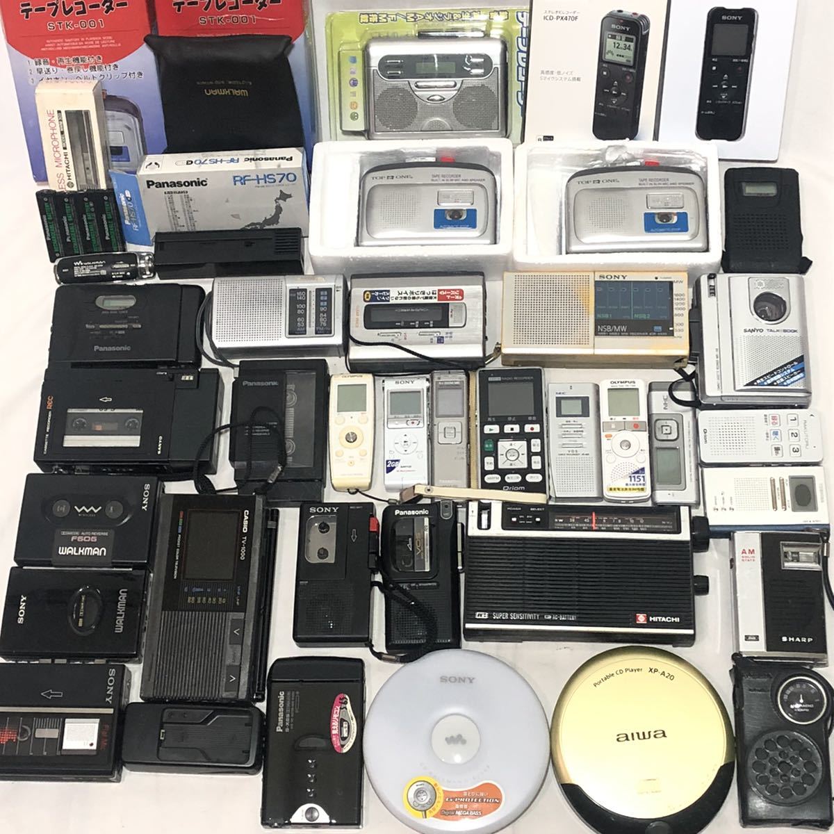 Panasonic 、Sony 、Sharp のカセットプレイヤーセット 【公式通販】