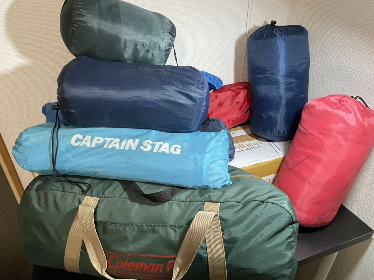 キャンプ用品 まとめ セット アウトドア テント 寝袋 Coleman BUNDOK 