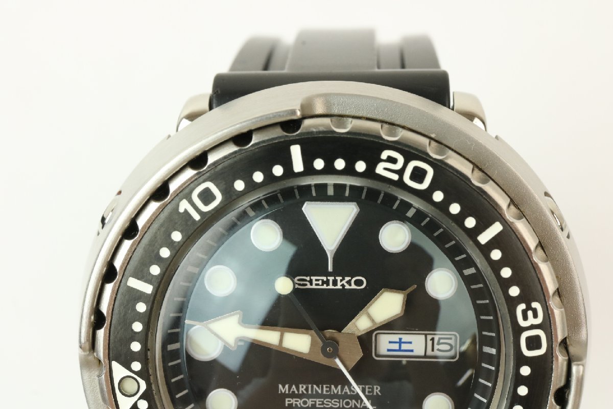 稼働品】SEIKO セイコー プロスペックス マリーンマスター 7C46-0AC0 