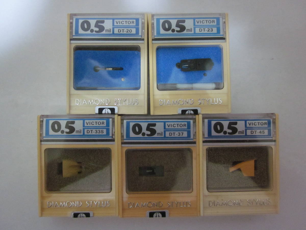 【未使用品・ジャンク品】レコード針 ビクター用 5点セット
