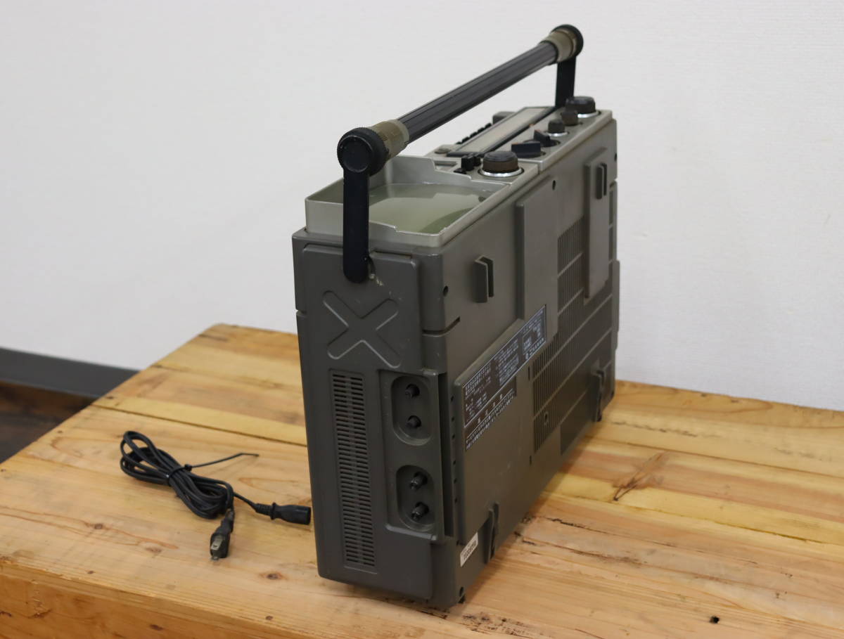 通電OK 日立/HITACHI テレビ付ラジカセ K-50R MARK5 DELUXE/マーク5 
