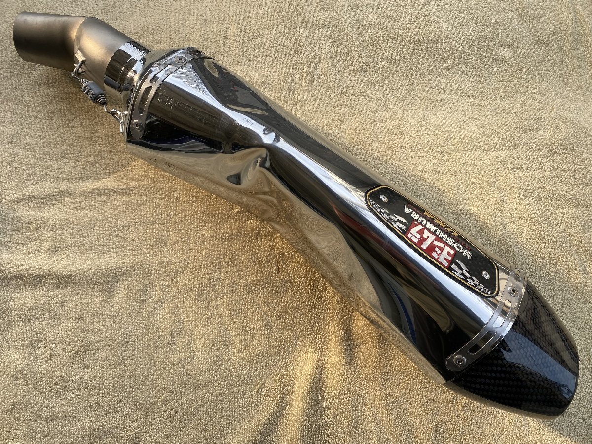 US ヨシムラ GSX1300R 3型 隼 スリップオンマフラー 中古ジャンク品 欠 