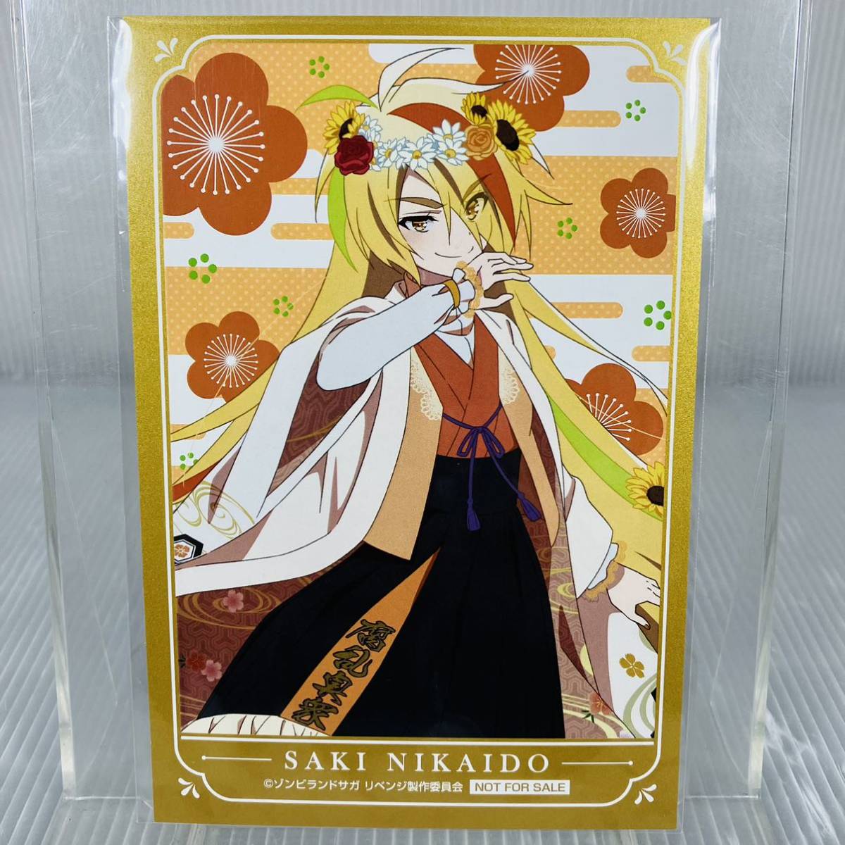 KG3○二階堂サキ ポストカード ゾンビランドサガ リベンPOP UP SHOP in