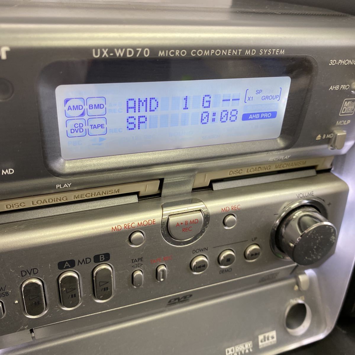 ◇中古 Victor/ビクター ミニコンポ UX-WD70 CA-UXWD70-H スピーカー