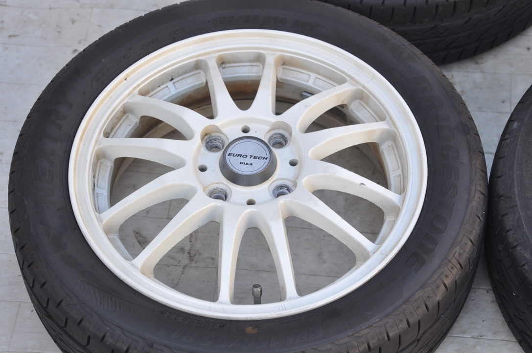 軽量 PIAA EUROTECH S6-R+e2 パールホワイト 14インチ軽量ホイール 4.5 