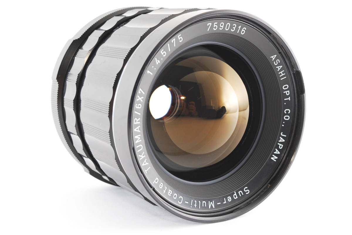 ☆極上美品☆ペンタックス PENTAX SMC TAKUMAR 6x7 75mm F4.5 ☆完動