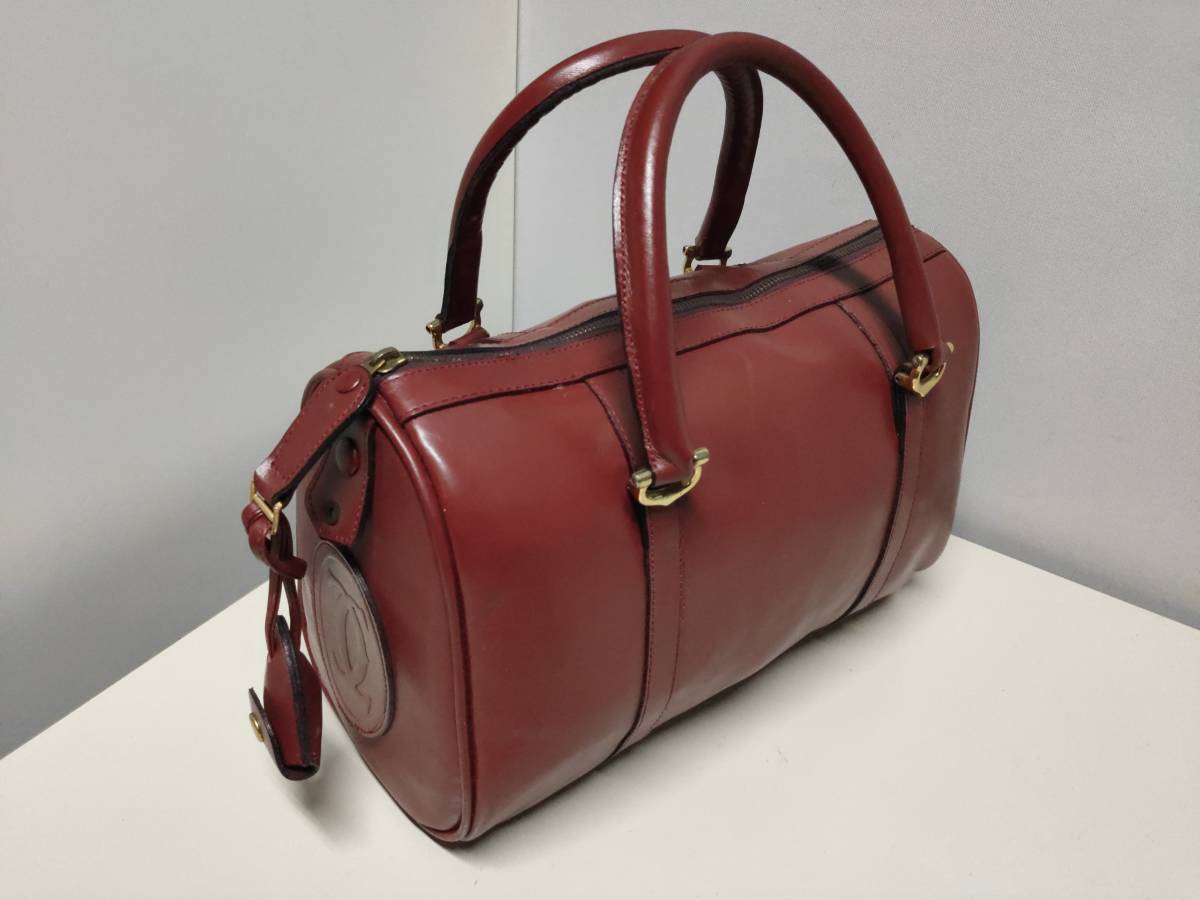 M-2225美品【Cartier】カルティエバッグ②本革☆マストラインマスト