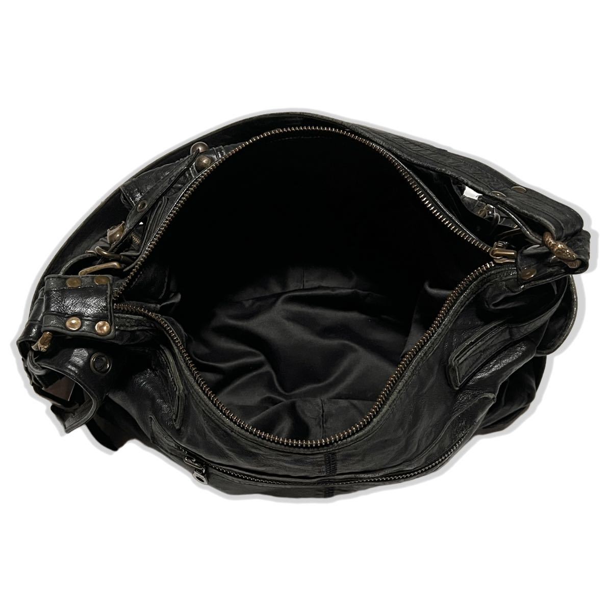 kmrii Archive Leather Bag ケムリ レザーショルダーバッグ ボディー 