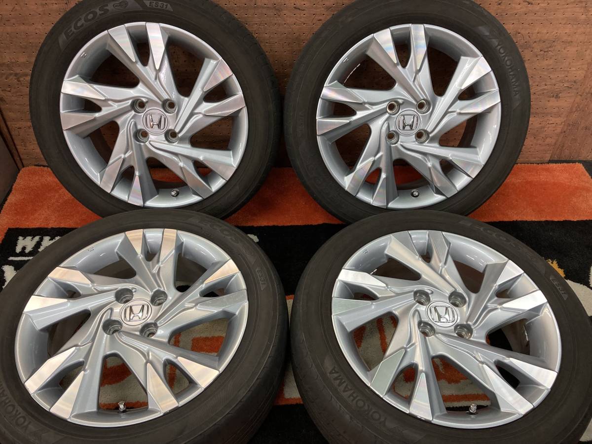 ◆国産新品タイヤSet♪ホンダ GP7 フィットシャトル 純正◆16インチ 6J+53 100-4H◆ナノエナジー3+ 185/55-16◆フィット/シャトルHV