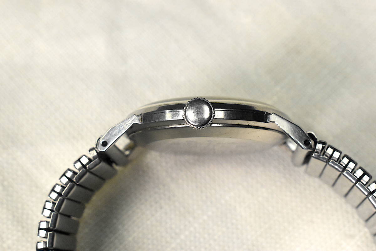 SEIKO EXTRA FLAT 手巻 メンズ 蛇Sマーク スモールセコンド 稼動品】検