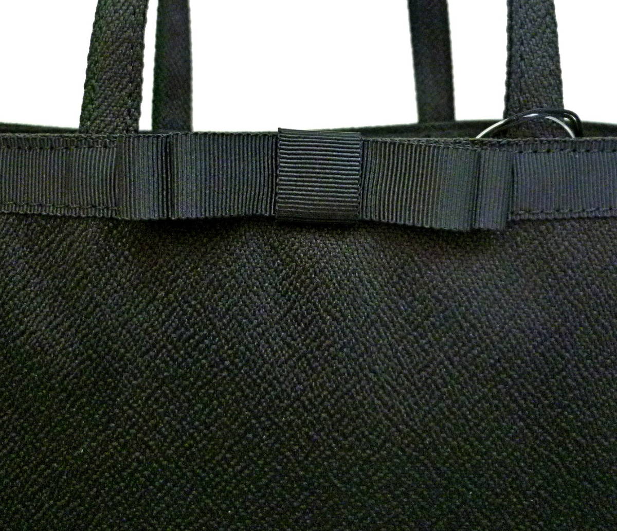 【現金値引最大】最終値下◆山本寛斎《カンサイ ビス》KANSAI BIS 横型 フォーマル サブバッグ [A4対応] ブラック◆お受験 法事 冠婚葬祭