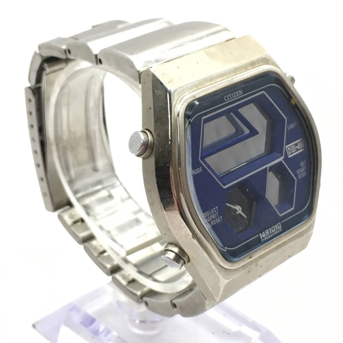 CITIZEN 腕時計 インディペンデント クオーツ ブルー シチズン CITIZEN 