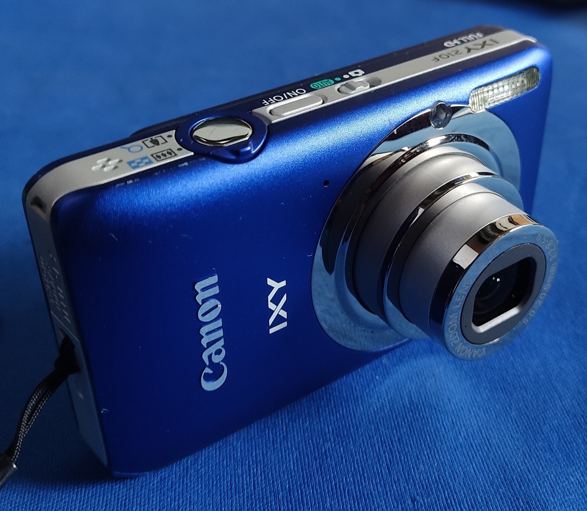 動作品 Canon IXY 210F キャノン コンパクトデジタルカメラ ブルー IXY 