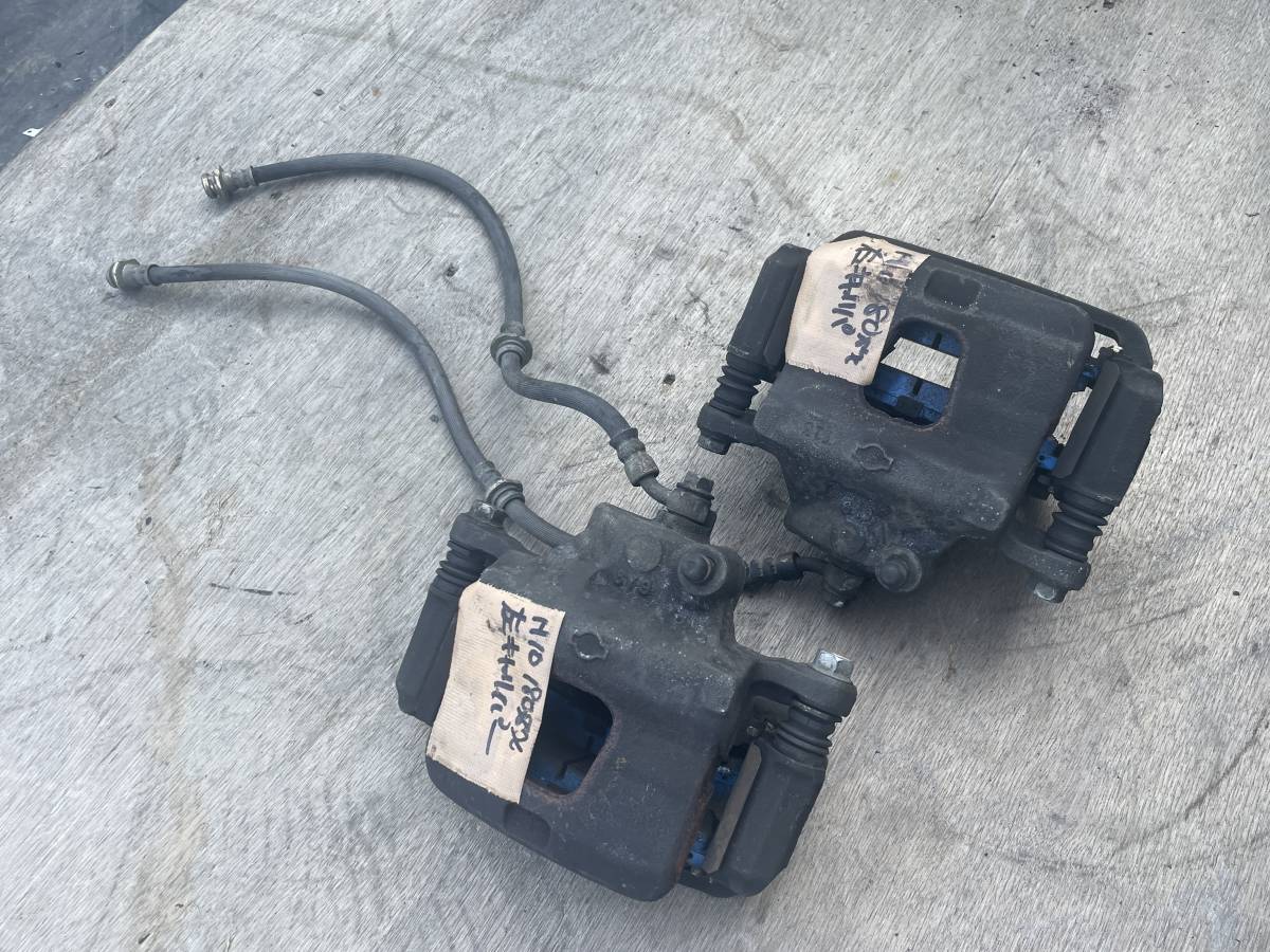 平成10年式より RPS13 180SX フロント ブレーキキャリパー パットほぼ新品付き　左右セット 片押しS13 シルビア