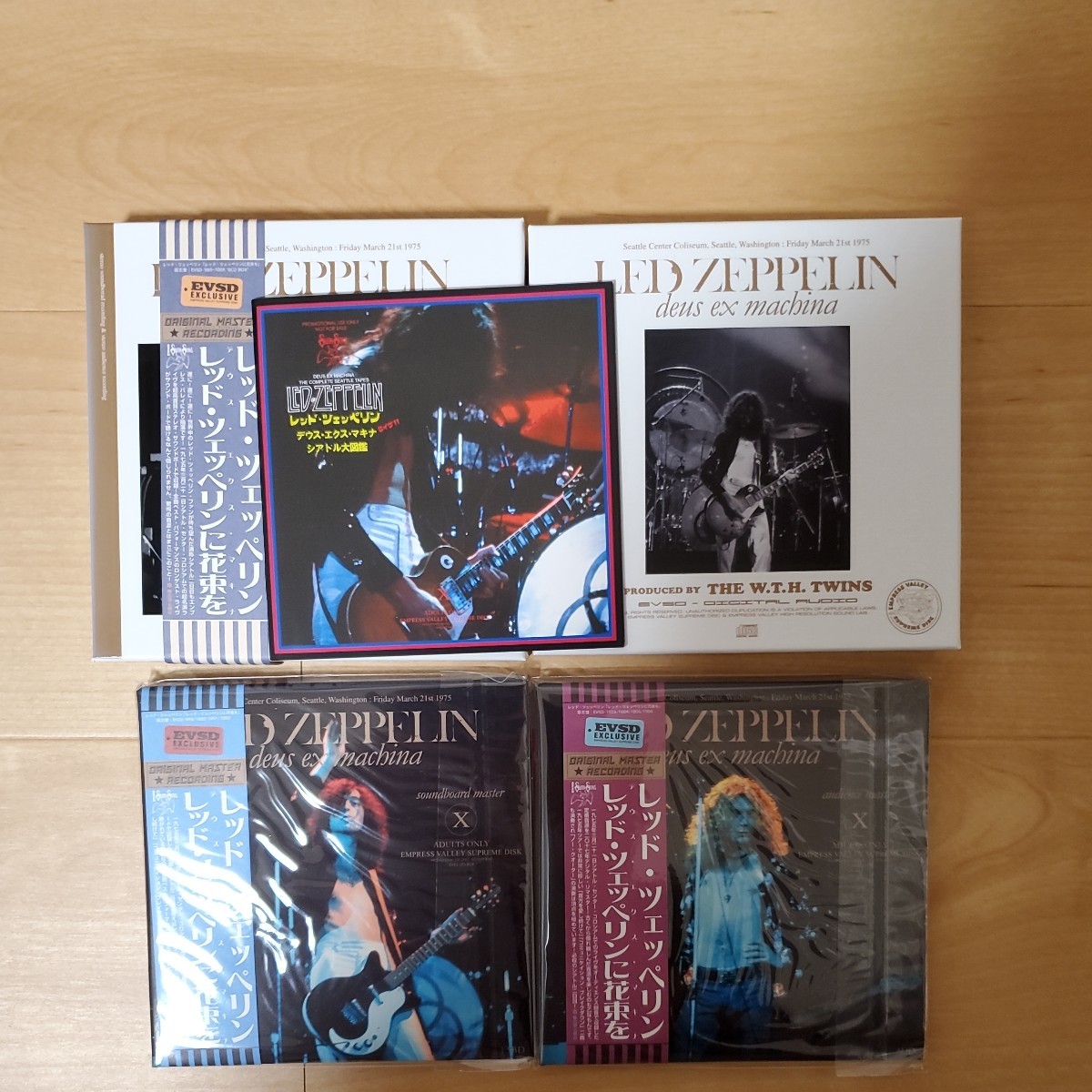 レッド・ツェッペリンに花束を:Dues ex Machina♥8CD BOX レッド