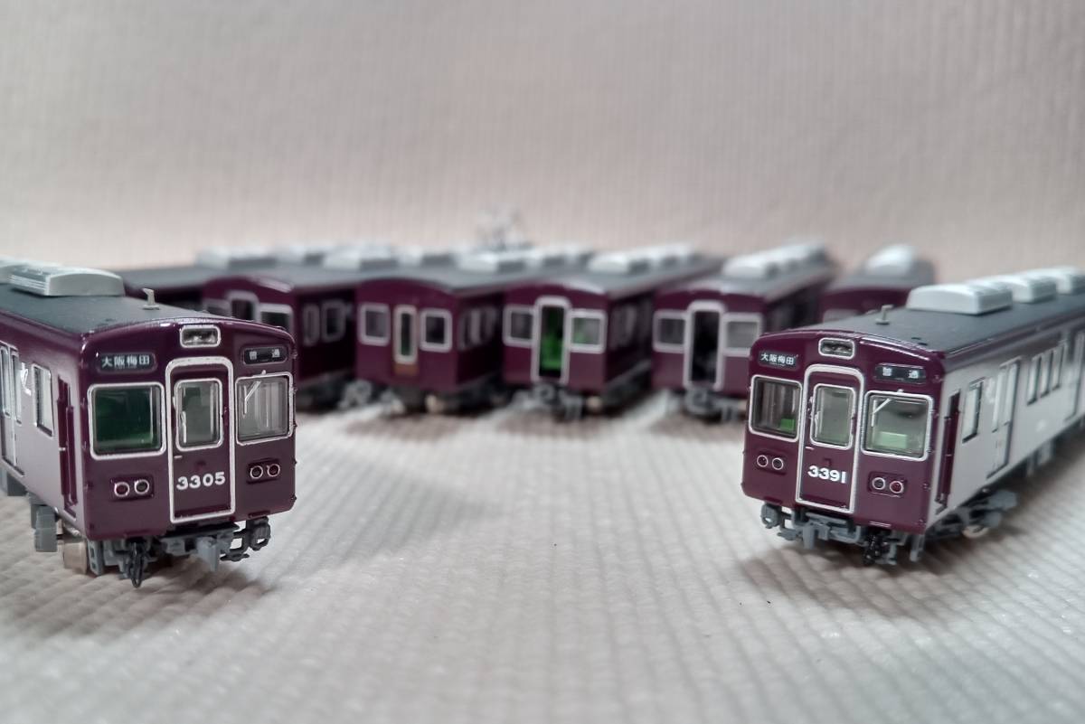 阪急3300系3305編成リニューアル車8両 加工品 鉄道コレクション加工品 阪急